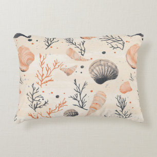 Coussins Décoratifs Côtière rustique - Coquillages, Starfish, Reef (13