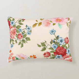 Coussins Décoratifs Coton à motif de fleurs et de branches de printemp