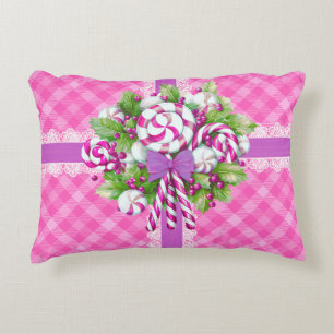Coussins Décoratifs Cottage doux rose et pourpre