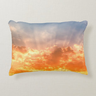 Coussins Décoratifs Coucher de soleil coloré : crépuscule du ciel.