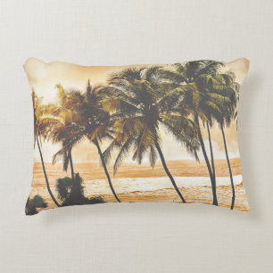 Coussins Décoratifs Coucher de soleil sur les palmiers : Goa Vintage