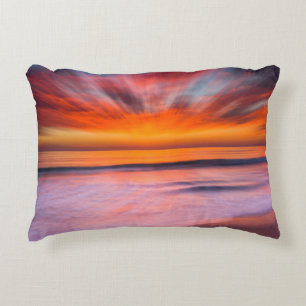 Coussins Décoratifs Coucher de soleil Tamarack Beach Carlsbad, CA