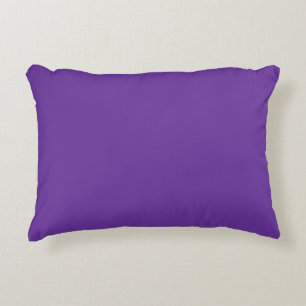 Coussins Décoratifs Couleur solide du coeur pourpre