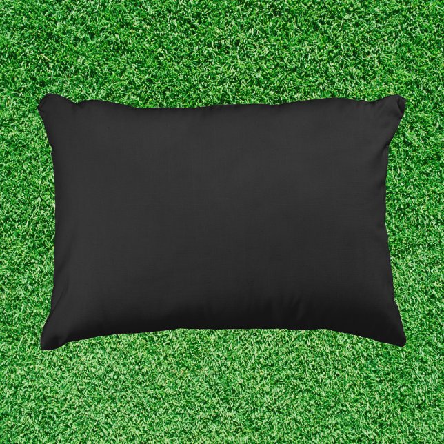 Coussins Décoratifs Couleur solide noire Eerie (Créateur téléchargé)