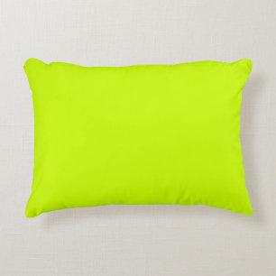 Coussins Décoratifs Couleur Uni Néon Jaune