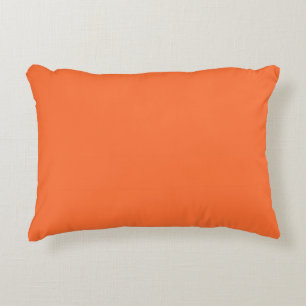 Coussins Décoratifs Couleur vive orange brûlée