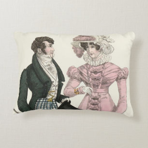 Coussins Décoratifs Couple Mariage Antique 1823 Homme Femme Mode