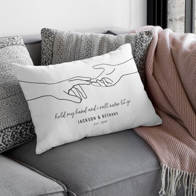 Coussins Décoratifs Couple qui se tient la main (Créateur téléchargé)