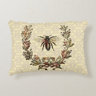 Coussins Décoratifs Couronne d'abeille vintage