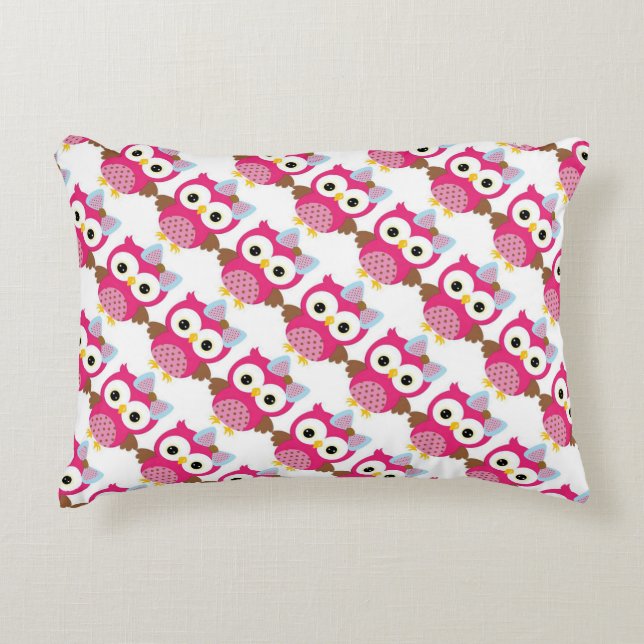 Coussins Décoratifs Coussin/Chouettes d'accentuation (Devant)