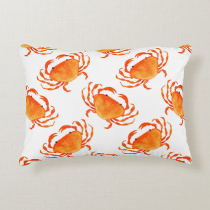 Coussins Décoratifs Crabes orange sans couture motif