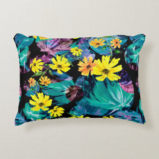 Coussins Décoratifs Creative seamless watercolor pattern of plants, He