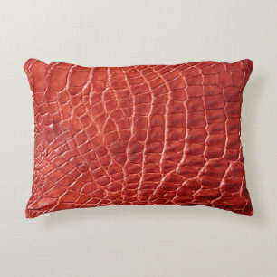 Coussins Décoratifs Crocodile texture cuir