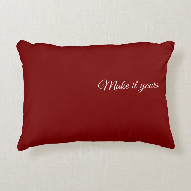 Coussins Décoratifs Custom Name Throw Pillow – Geometric Gradient Desi (Devant)