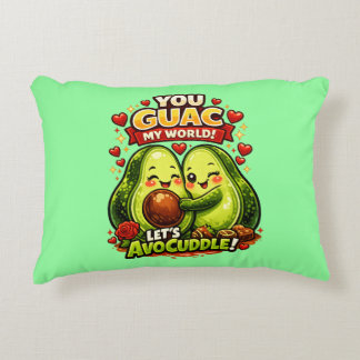 Coussins Décoratifs Cute Avocado Valentine’s Love Design, kawaii Love