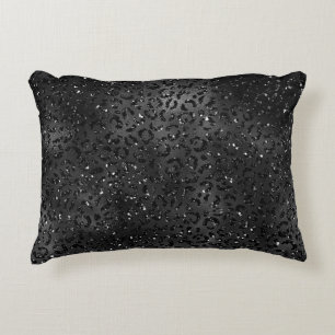 Coussins Décoratifs Cute Black Cheetah Leopard Motif d'impression