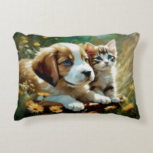 Cute Chiot et Kitten