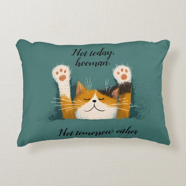 Coussins Décoratifs Cute Drôle Chat Nap (Devant)