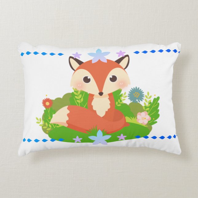 Coussins Décoratifs Cute Little Fox (Devant)