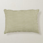 Coussins Décoratifs Cute Rétro Olive Green En vichy Plaid Motif<br><div class="desc">Cute Rétro Olive Green En vichy Plaid Motif Coussin</div>