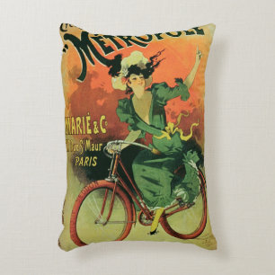 Coussins Décoratifs "Cycles de La Metropole", Marie et Cie. (lithium