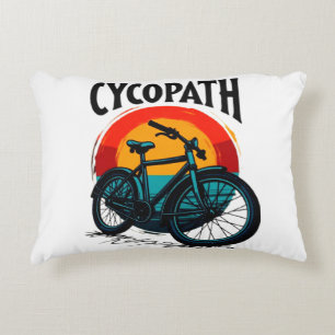 Coussins Décoratifs Cycopath : Vélo énergétique avec le soleil couchan