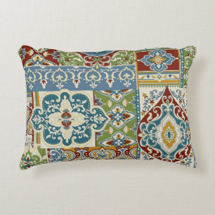 Coussins Décoratifs Damask Patchwork : Vintage turc coloré.