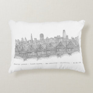 Coussins Décoratifs Dames peintes, San Francisco, États-Unis
