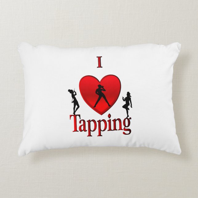 Coussins Décoratifs Danse I Heart Tap (Devant)