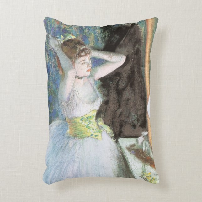 Coussins Décoratifs Danseuse dans sa loge d'Edgar Degas (Devant(Vertical))