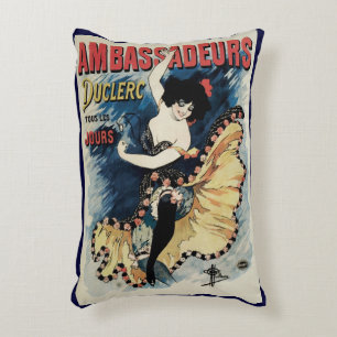 Coussins Décoratifs Danseuse flamenca Art nouveau vintage, Ambassadeur