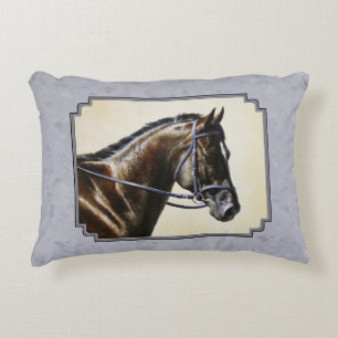 Coussins Décoratifs Dark Bay Sport Horse Grey