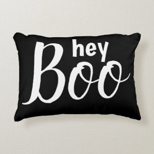 Coussins Décoratifs Décor d'Halloween Noir Hey Boo
