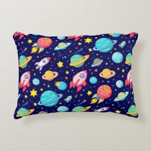 Coussins Décoratifs Décoration Astronomie Enfants Planète Galaxie Amus