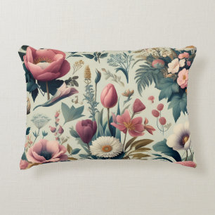 Coussins Décoratifs Découvrez le Motif botanique fleuri de printemps