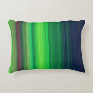 Coussins Décoratifs Dégradé de bleu foncé, vert citron et rouge