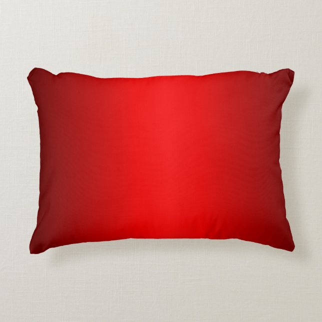 Coussins Décoratifs Dégradé Rouge Élégant   (Devant)