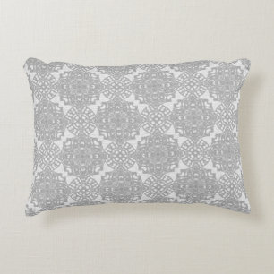 Coussins Décoratifs Dentelle blanche monochromatique