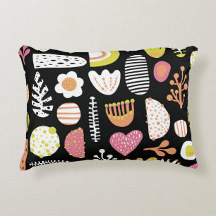 Coussins Décoratifs Des enfants abstraits colorés sans couture motif.