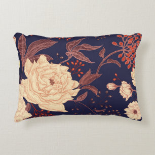 Coussins Décoratifs Des pivoines et des roses. Floral vintage sans cou