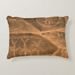 Coussins Décoratifs design ancien sur le mur de la grotte. histoire de