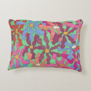 Coussins Décoratifs Design Boho Motif à fleurs rétro