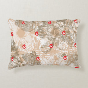 Coussins Décoratifs Design textile orné avec motifs floraux dans
