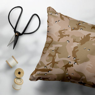Coussins Décoratifs Dessert Camouflage Avec Galets, Militaire, Armée