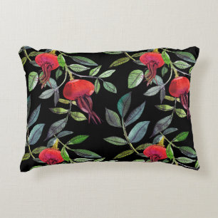 Coussins Décoratifs Dessin d'aquarelle botanique motif dogrose. Brig