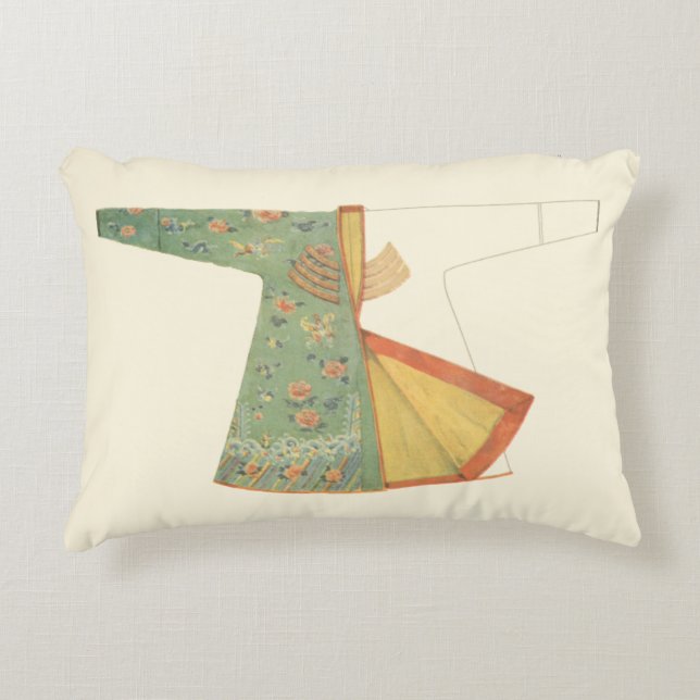 Coussins Décoratifs Dessin de Kimono semi-fini (Devant)