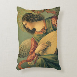 Coussins Décoratifs Deux anges de la Renaissance Vintage par Melozzo d