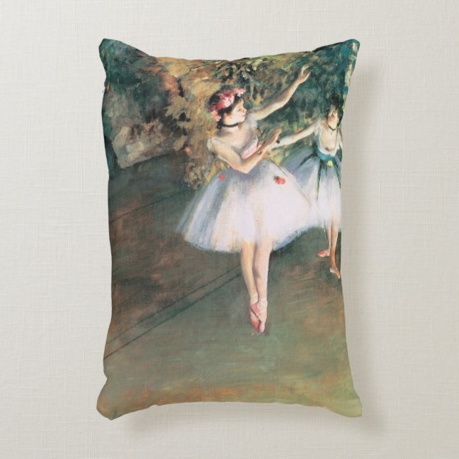 Coussins Décoratifs Deux danseurs sur scène par Edgar Degas, Art Vinta (Devant(Vertical))