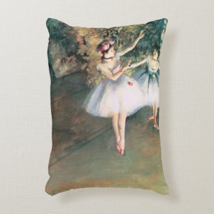 Coussins Décoratifs Deux danseuses sur une scène par Edgar Degas, Art 