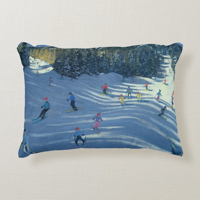 Coussins Décoratifs Deux Ski-Pentes 2004 (Devant)